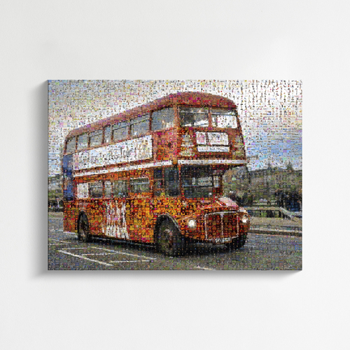 Mosaique Photo Personnalisée : Souvenirs de Voyage à Londres