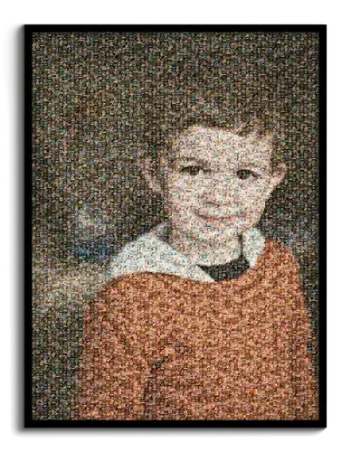 Mosaico fotografico personalizzato per bambini