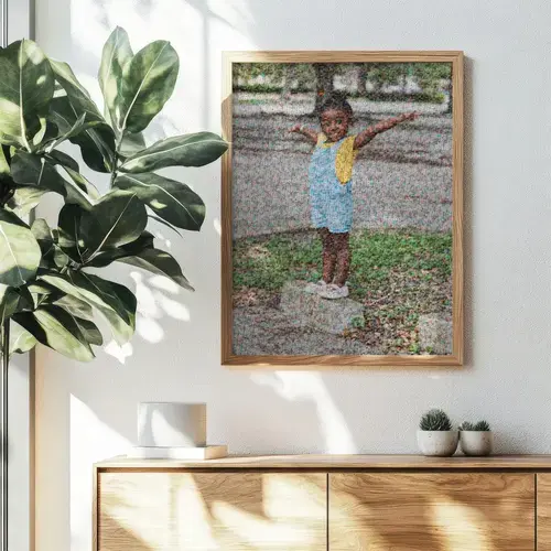 Mosaico fotografico personalizzato per bambini