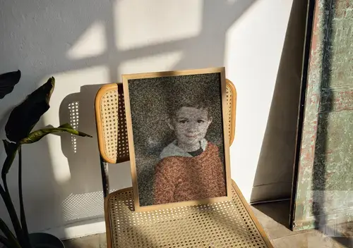 Mosaico fotografico personalizzato per bambini