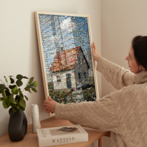 Crea ora il tuo fotomosaico della tua casa dai tuoi scatti di cantiere