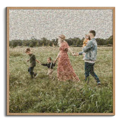 Mosaïque photo « Bilan de l’année » famille