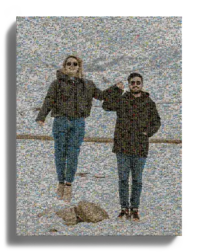 Mosaïque photo « Bilan de l’année » famille