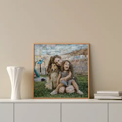 Mosaïque photo « Bilan de l’année » famille