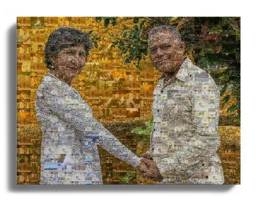 Mosaico di Foto Personalizzato Matrimonio