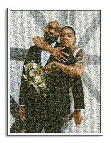 Mosaico di Foto Personalizzato Matrimonio