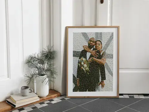 Mosaico di Foto Personalizzato Matrimonio