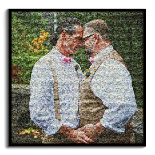 Mosaico di Foto Personalizzato Matrimonio