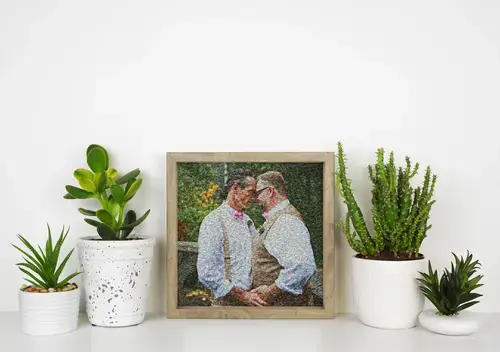 Mosaico di Foto Personalizzato Matrimonio